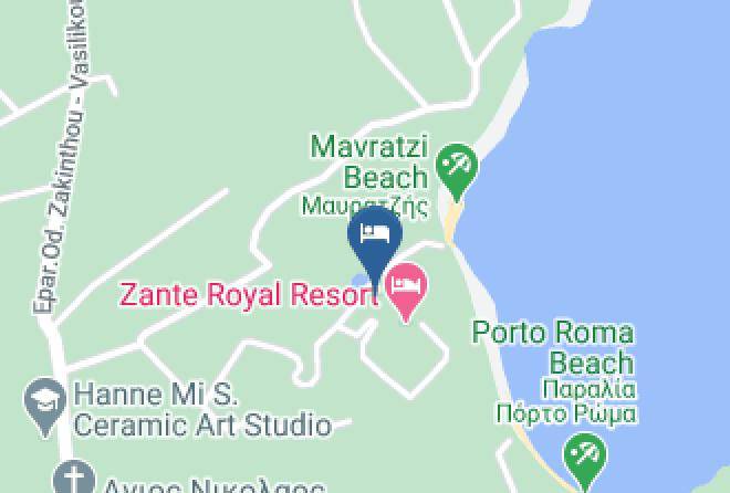 Zakinthos - Zante Imperial Beach Maps