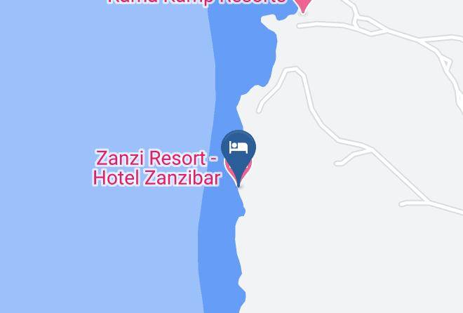 West - Zanzi Resort Hotel Zanzibar Maps