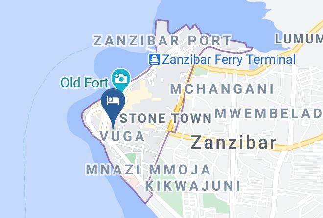 West - Zanzibar Hotel Maps