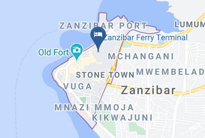 West - Zanzibar Palace Hotel Maps