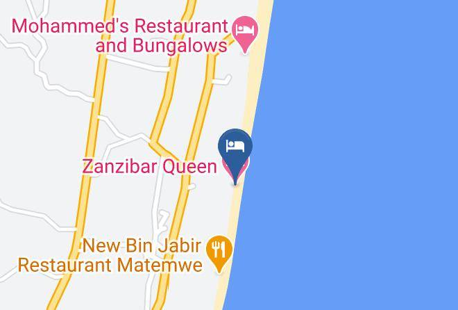 Zansibar North Central - Zanzibar Queen Hotel Maps