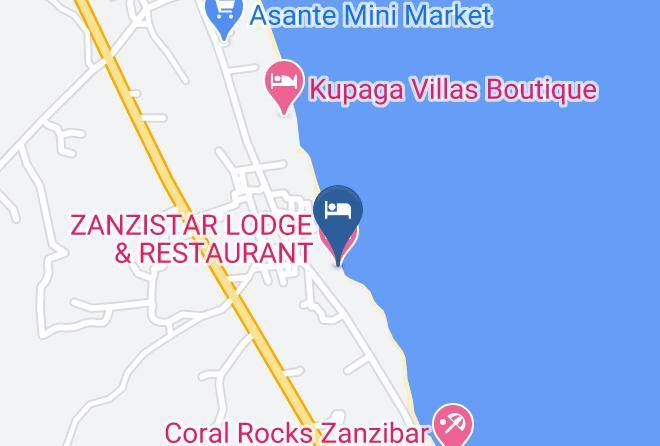 Zanzibar South - Zanzistar Lodge & Restaurant Maps