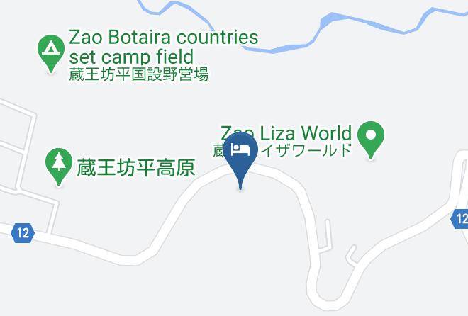 Kaminoyama City - Zao Liza Woody Lodge Maps