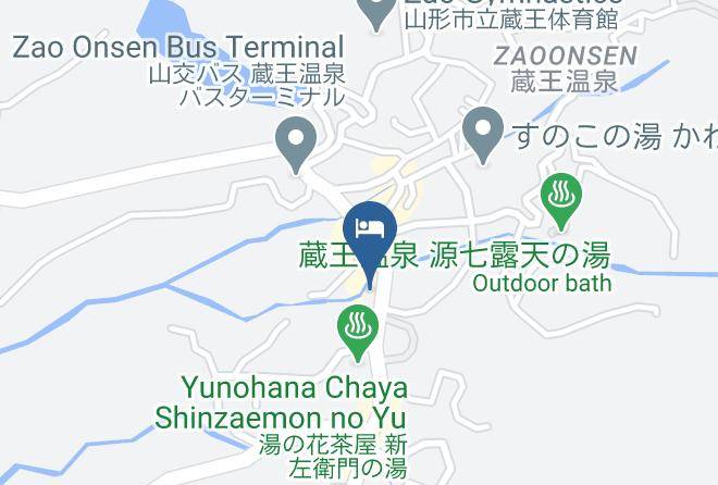 Yamagata City - Zao Liza Woody Lodge Maps