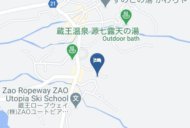 Yamagata City - Zao Miharashi Inn Hometown Maps