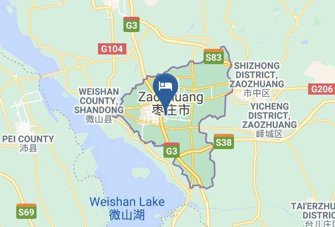 Zaozhuang - Zaozhuangjinshuixiyuanshangwubinguan Maps