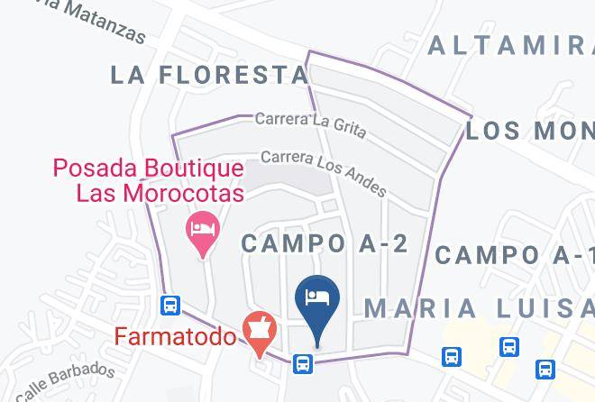 Caroni - Zapoara La Posada Maps