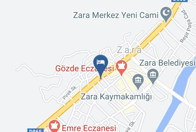 Zara - Zara Palas Otel Maps