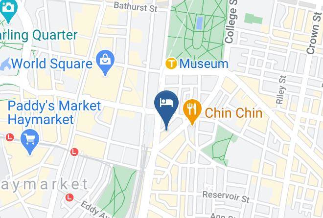 Sydney - Zara Tower Hotel Maps