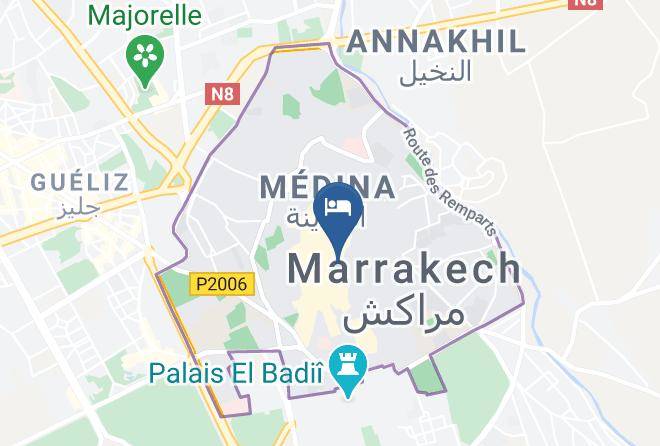 Marrakesh - Zarka Riad Marrakech Maps