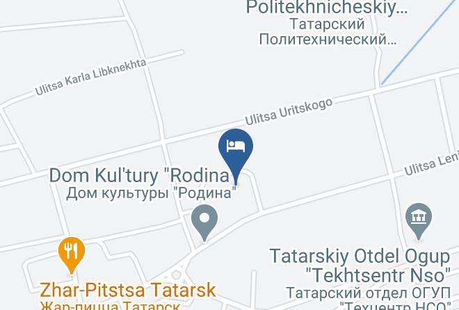 Tatarsky District - Zarya Hotel Maps