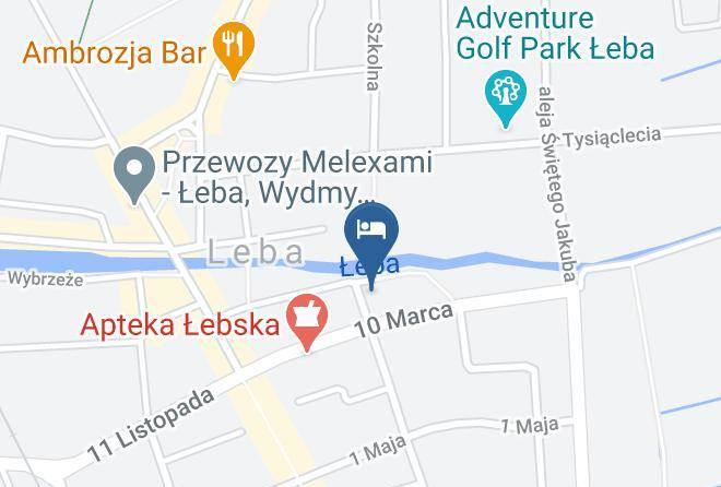Leborski - Zawisza Pokoje Goscinne Kwatery Noclegi Nad Morzem Maps