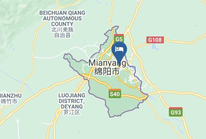 Mianyang - Zaza Hotel Maps