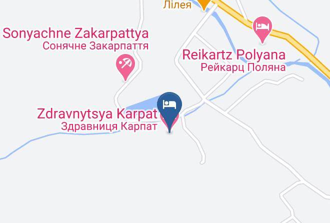 Svaliava Raion - Zdravnytsya Karpat Maps