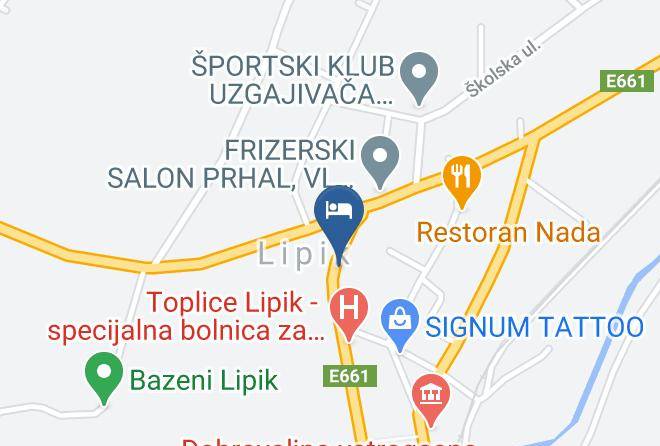 Lipik - Zdravstveno Rekreacijski Centar Lipik D D Maps