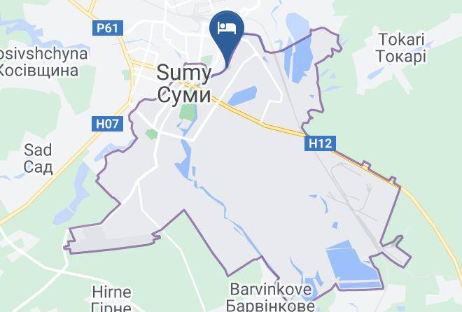 Sumy - Zdybanka Hotel Maps