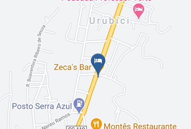 Urubici - Zeca's Hotel Maps