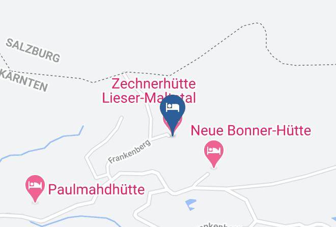 Spittal An Der Drau - Zechnerhutte Lieser Maltatal Maps