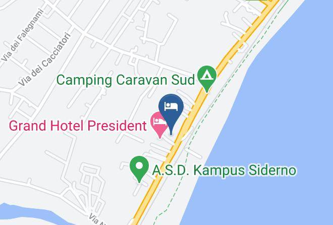 Reggio Di Calabria - Zefiro Residence Maps