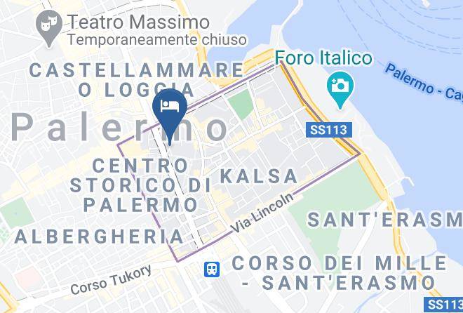 Palermo - Zefiro Suites Maps