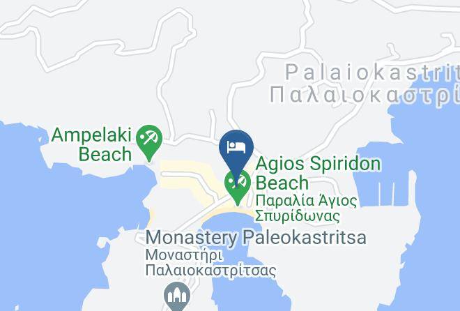 Kerkira - Zefiros Traditional Hotel Maps