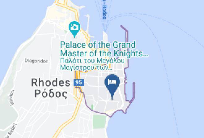 Dodecanese - Zefyros Hotel Maps