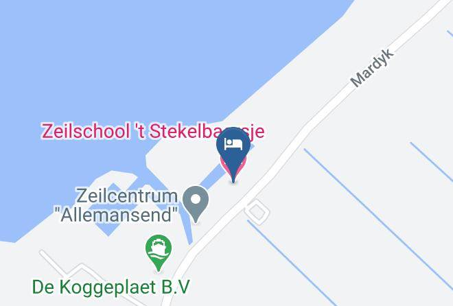 De Fryske Marren - Zeilschool 't Stekelbaarsje Maps