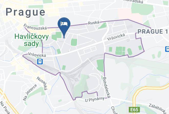 Prague - Zeitraum Student Housing Residence Holandska Maps