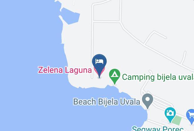 Funtana - Zelena Laguna Maps