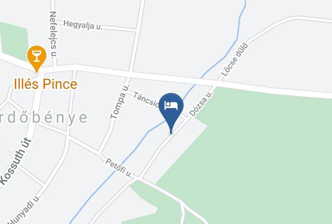 Zempleni Vendeghaz Map