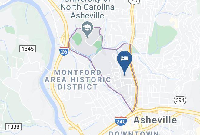 Buncombe - Zen Asheville Inn & Spa Retreat Maps