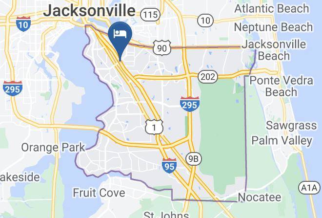 Duval - Zen Living Suites Extended Stay Jacksonville University Blvd Maps