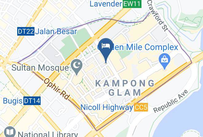 Zen Premium Kampong Glam Map