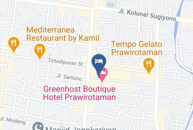 Kota Yogyakarta - Zen Premium Prawirotaman 2 Maps