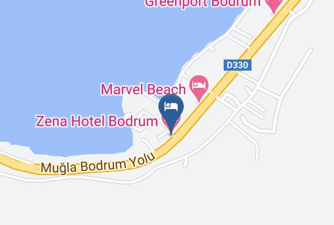 Bodrum - Zena Hotel Bodrum Maps