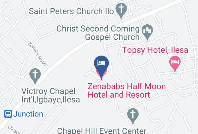 Ilesa - Zenababs Half Moon Hotel And Resort Maps
