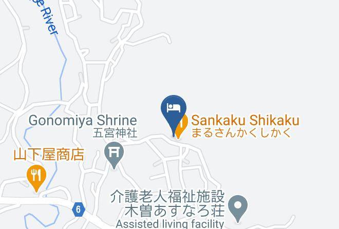 Nagiso Townkiso District - Zenagi Hotel Maps