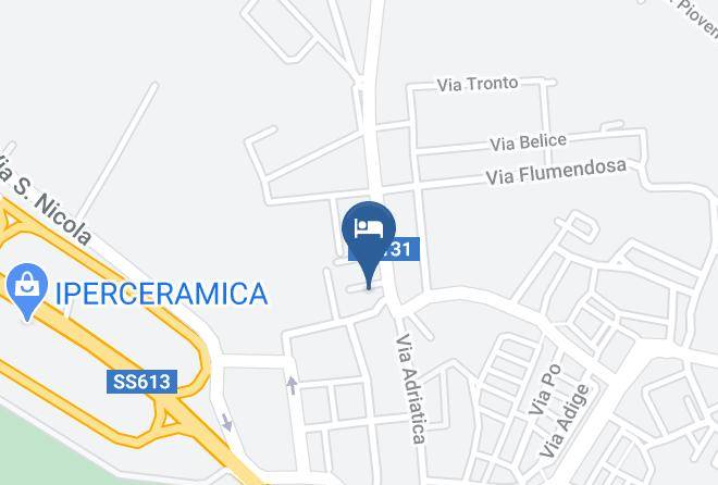 Zenit Hotel Salento Map