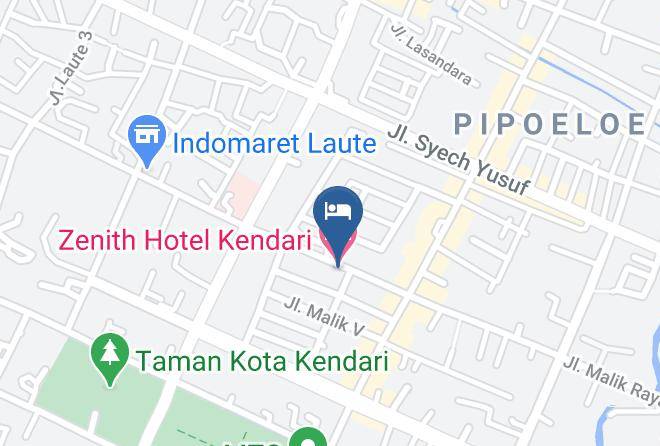 Kendari - Zenith Hotel Kendari Maps