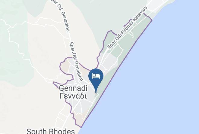 Dodecanese - Zenith Seaside Hotel Maps