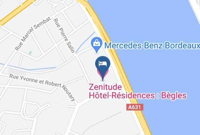 Gironde - Zenitude Hotel Residences Begles Maps