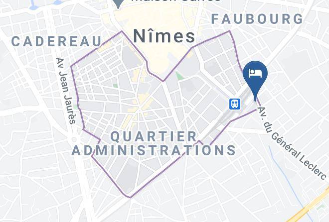 Gard - Zenitude Hotel Residences Nimes Centre Maps