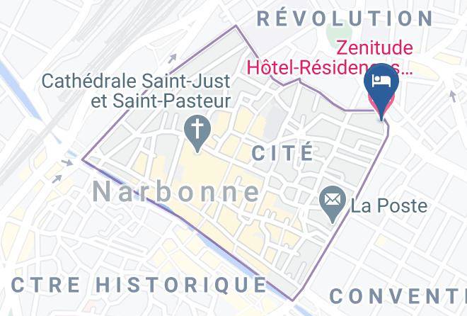 Aude - Zenitude Hotel Residences Narbonne Centre Maps
