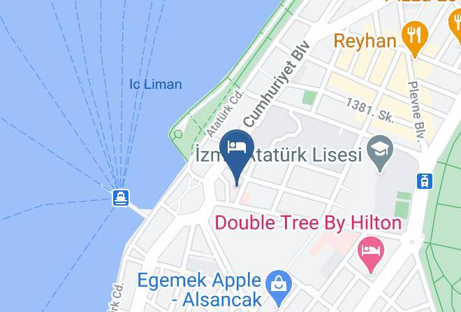 Konak - Zeniva Hotel Maps
