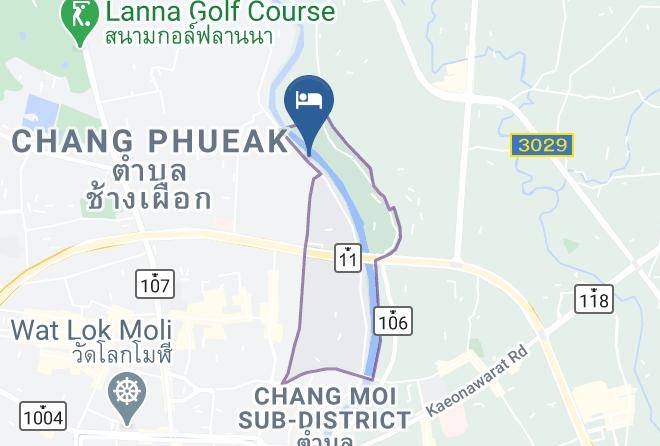 Amphoe Mueang Chiang Mai - Zensala Riverpark Resort Maps