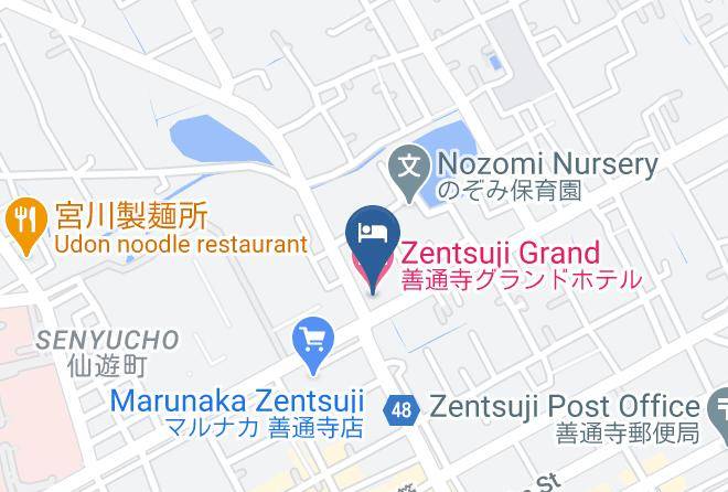 Zentsuji City - Zentsuji Grand Hotel Maps