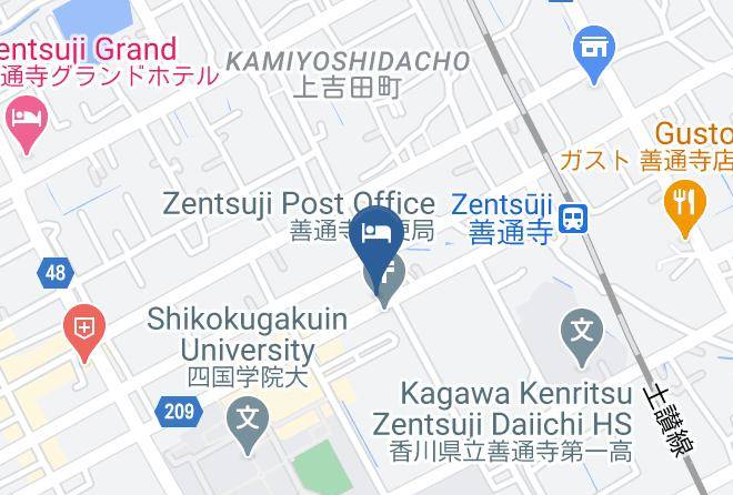Zentsuji City - Zentsuji Station Hotel Maps