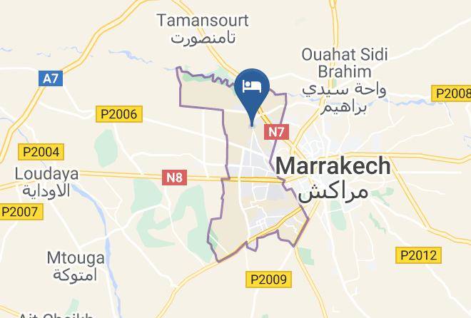 Marrakesh - Zephyr Marrakech Hotel Centre De Vacances Resort & Spa Maps