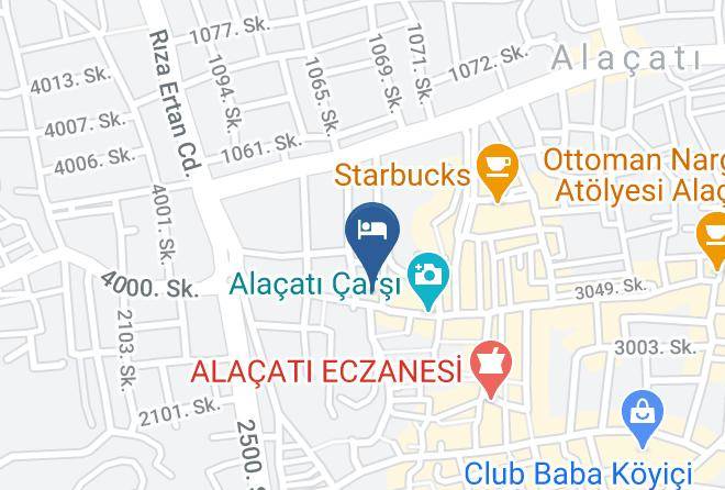 Cesme - Zeren Alacati Hotel Maps
