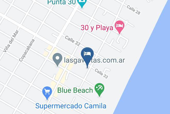 Villa Gesell - Zerena Playa Maps
